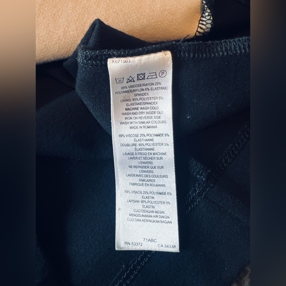 Y2K French Connection 3/4 sleeve cocktail dress size 4 - Picture 8 of 8